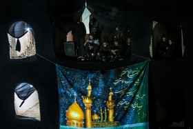 مراسم زنجير آتشي در روستاي بياضه